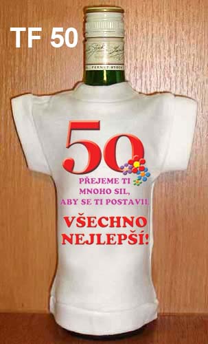 Tričko na láhev 50