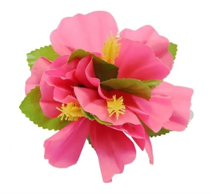 Havaj květ spona červená