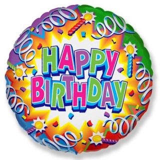 Balonek Happy Birthday 