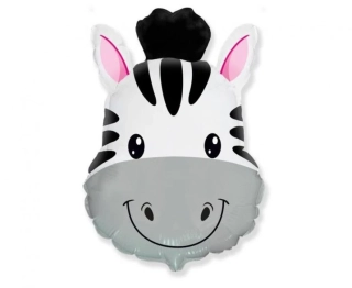 Balón fóliový zebra safari