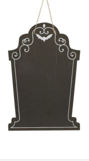 Náhrobek tabule Halloween