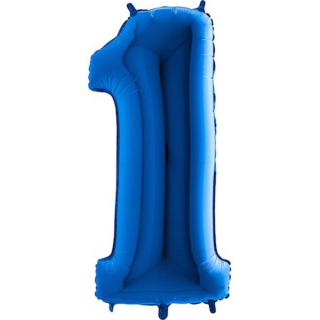 Foliový balon číslo 1 modré