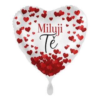 Balonek srdce Miluji Tě