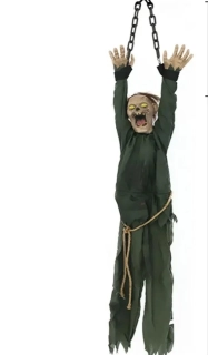 Zombie dekorace s efekty Halloween