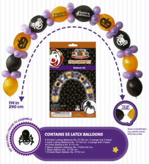 Balonky sada halloween