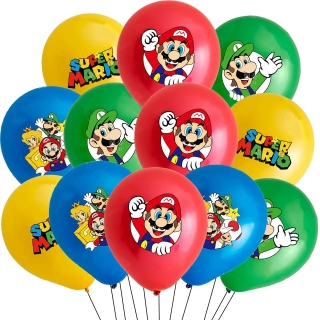 Balónek Super Mario Luigi 1ks