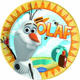 Talířky 8ks Olaf Frozen