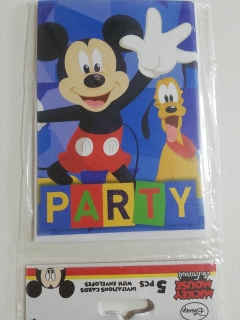 Pozvánky narozeninové MICKEY 5ks