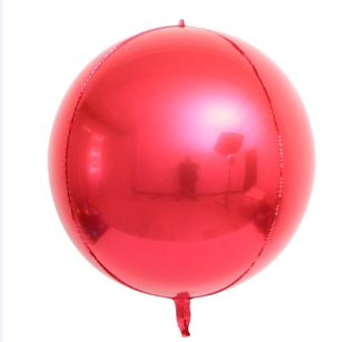 Balónek koule 4D foliový 45cm