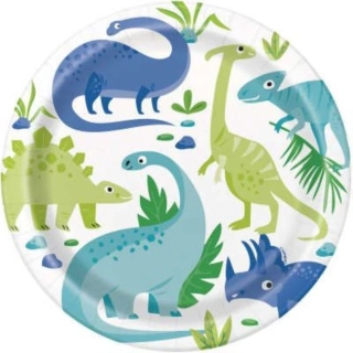 Talířky Dinosaurus 8ks