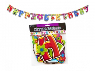 Girlanda HAPPY BIRTHDAY