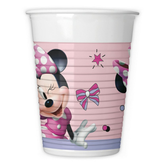 Plastové kelímky Minnie mouse 8ks