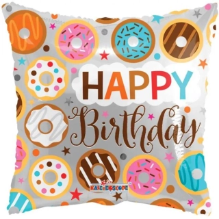 Balónek Happy birthday donut 