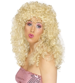 Paruka blond kudrnatá