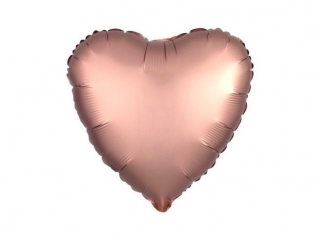 Balónek srdce Rose gold