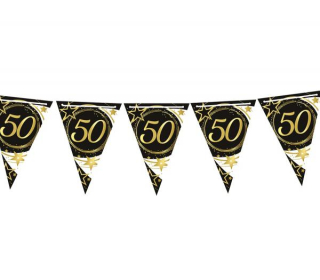 Girlanda vlajky 50.narozeniny