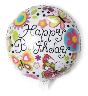 Balónek Happy Birthday
