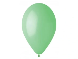 Balónek latexový 26 cm mátově zelená