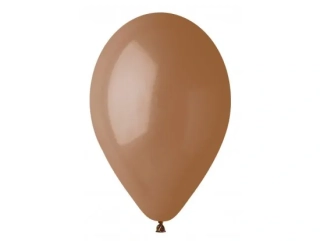 Balónek latexový 30 cm mocha hnědá