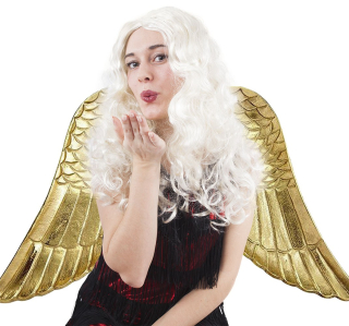 Paruka bílá blond