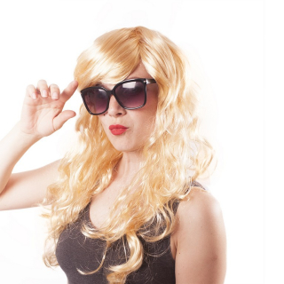 Paruka blond dlouhá