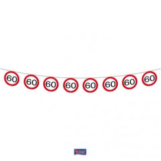 Girlanda dopravní značka 60