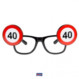 Brýle dopravní značka 40