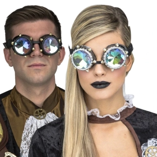 Brýle steampunk kaleidoskop