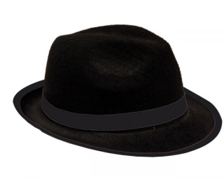 Klobouk mafián černý