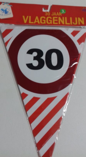 Girlanda vlajky značka 30 