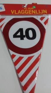 Girlanda vlajky značka 40