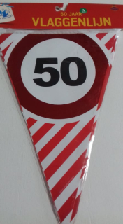 Girlanda vlajky značka 50