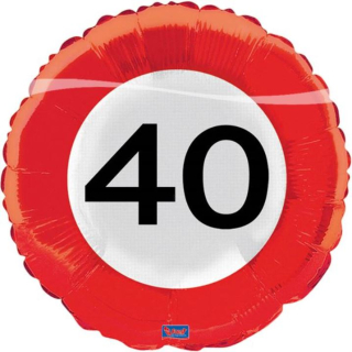 Balón fóliový značka 40
