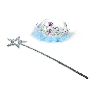 Korunka princezna frozen + hůlka