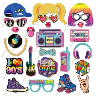 Foto rekvizity disco retro 90.léta